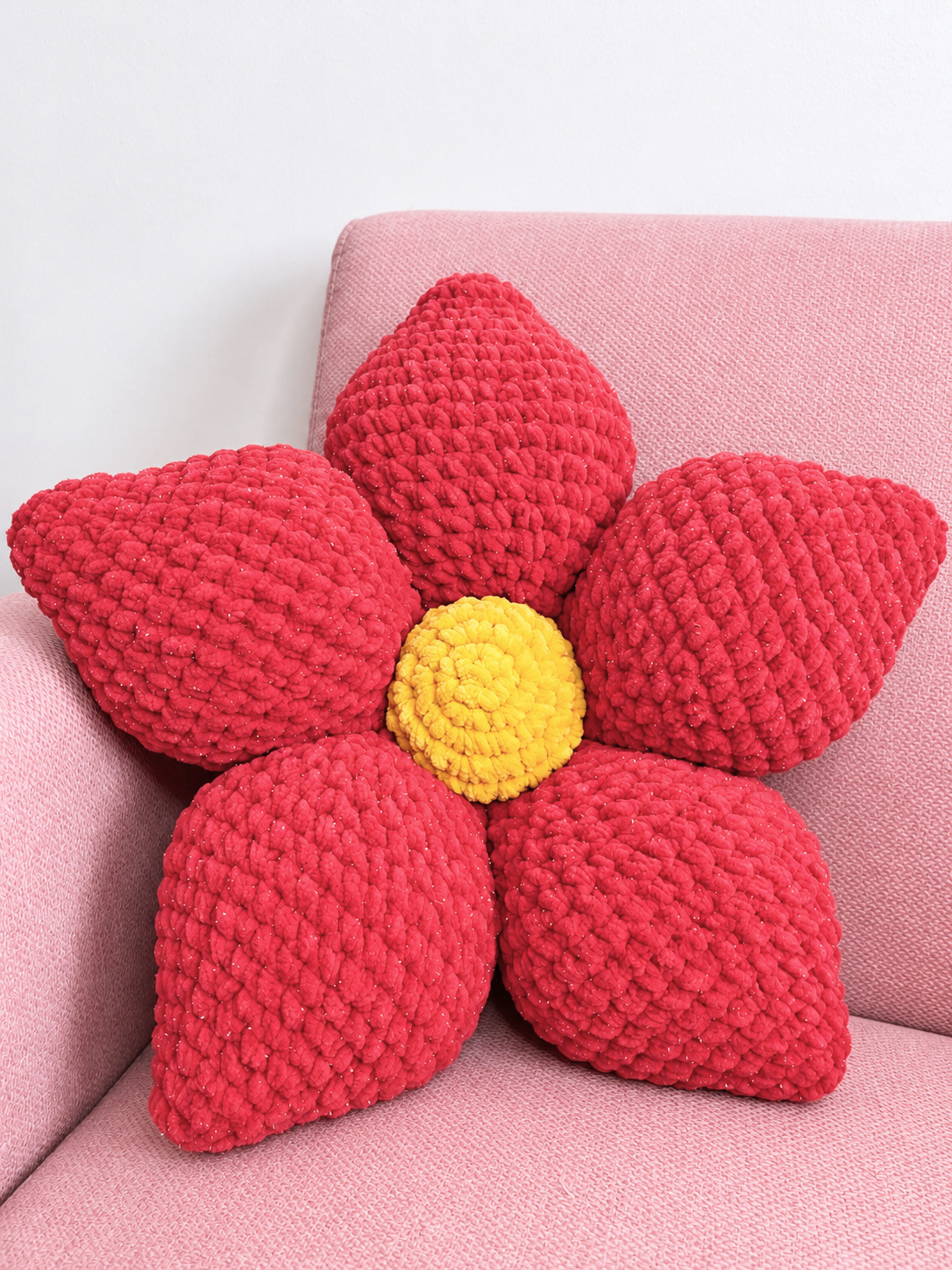 Coussin fleur